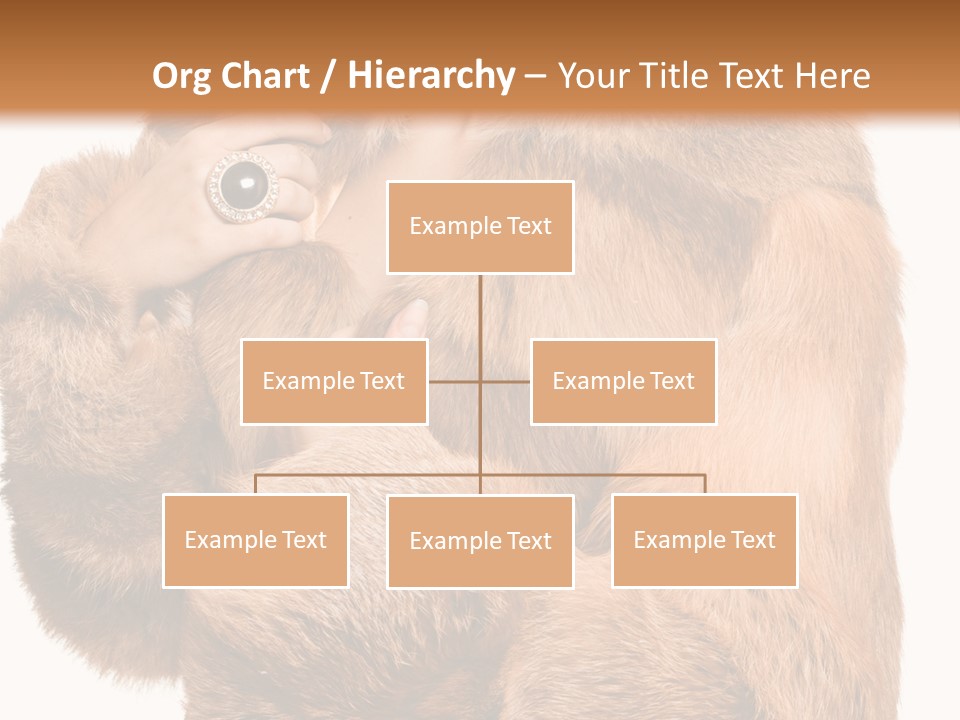 Posing Hairstyle Head PowerPoint Template