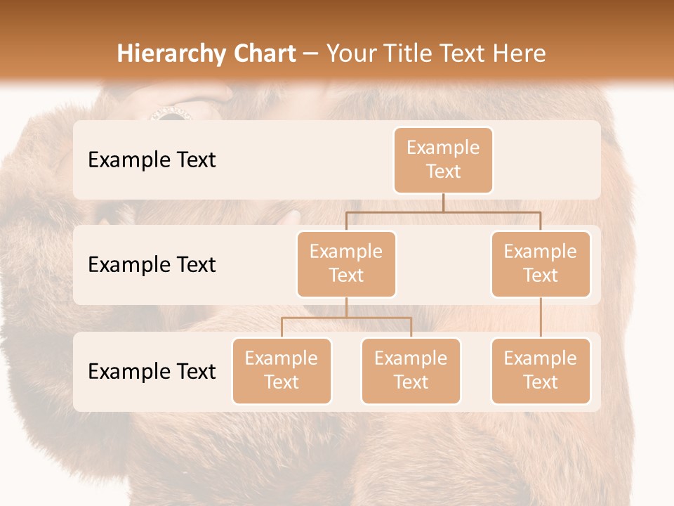 Posing Hairstyle Head PowerPoint Template