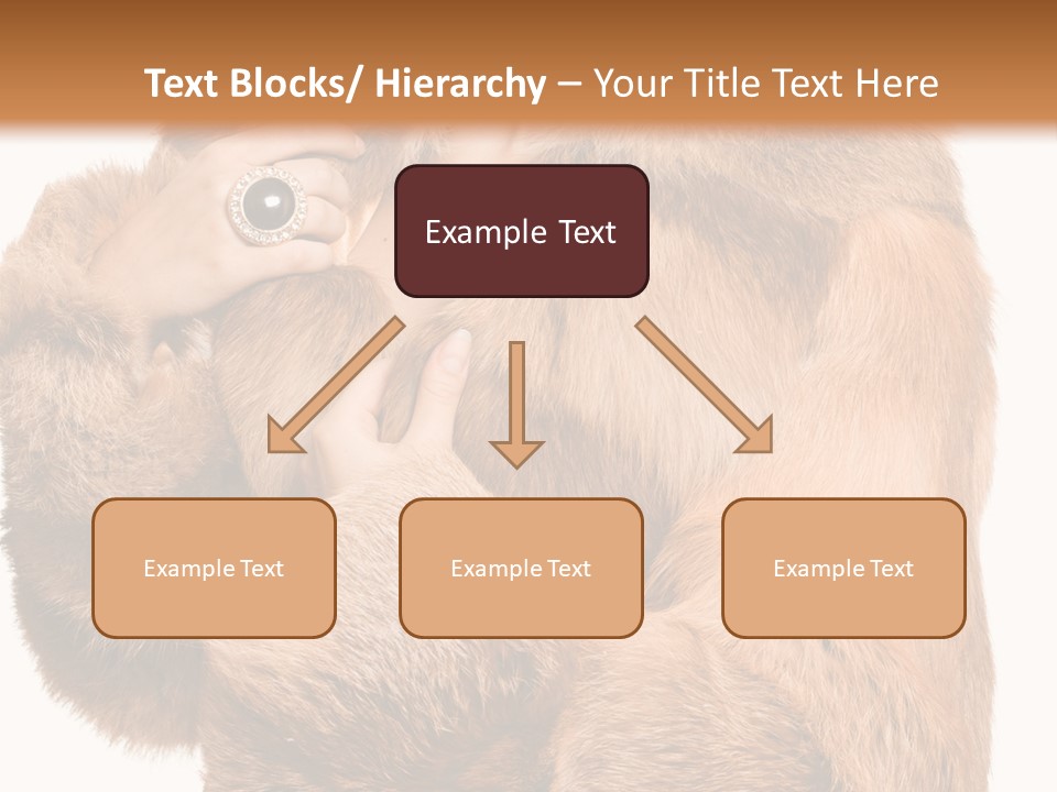 Posing Hairstyle Head PowerPoint Template