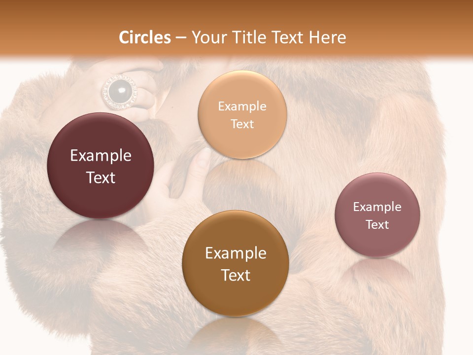 Posing Hairstyle Head PowerPoint Template