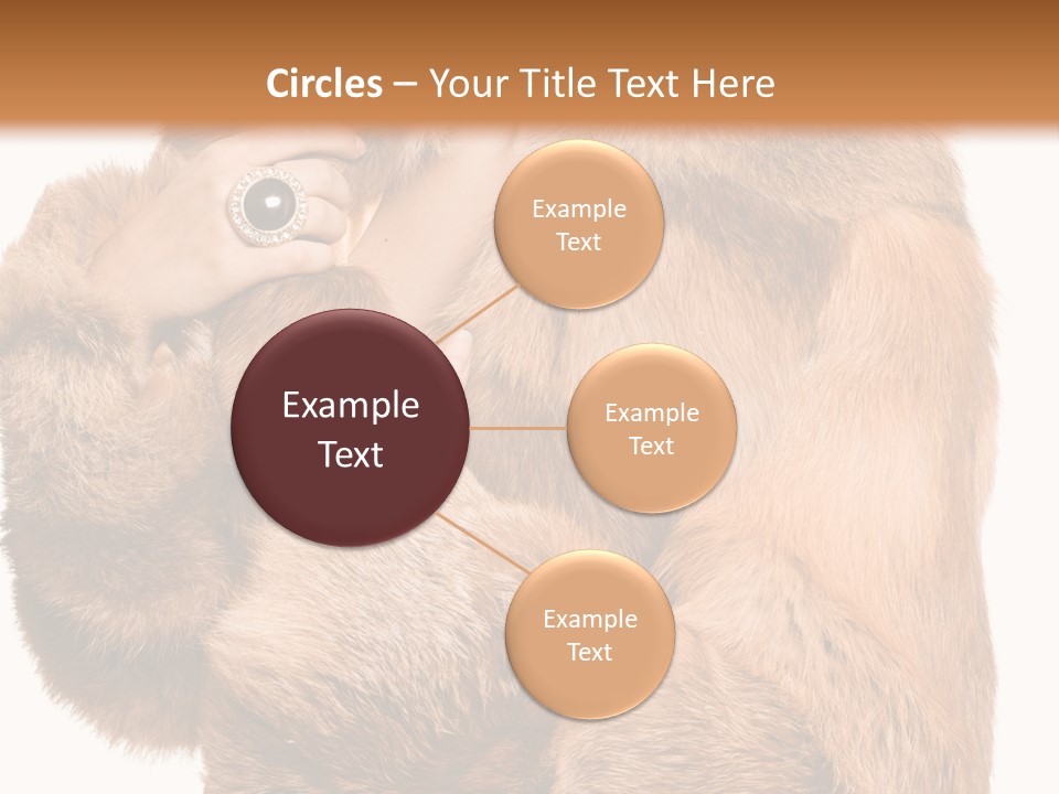 Posing Hairstyle Head PowerPoint Template