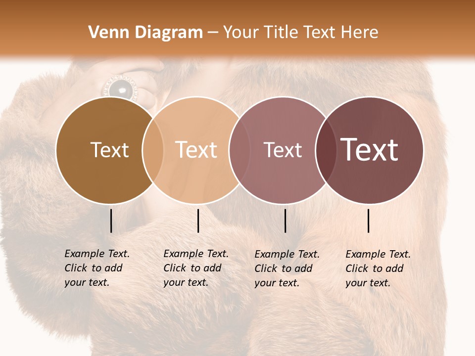 Posing Hairstyle Head PowerPoint Template