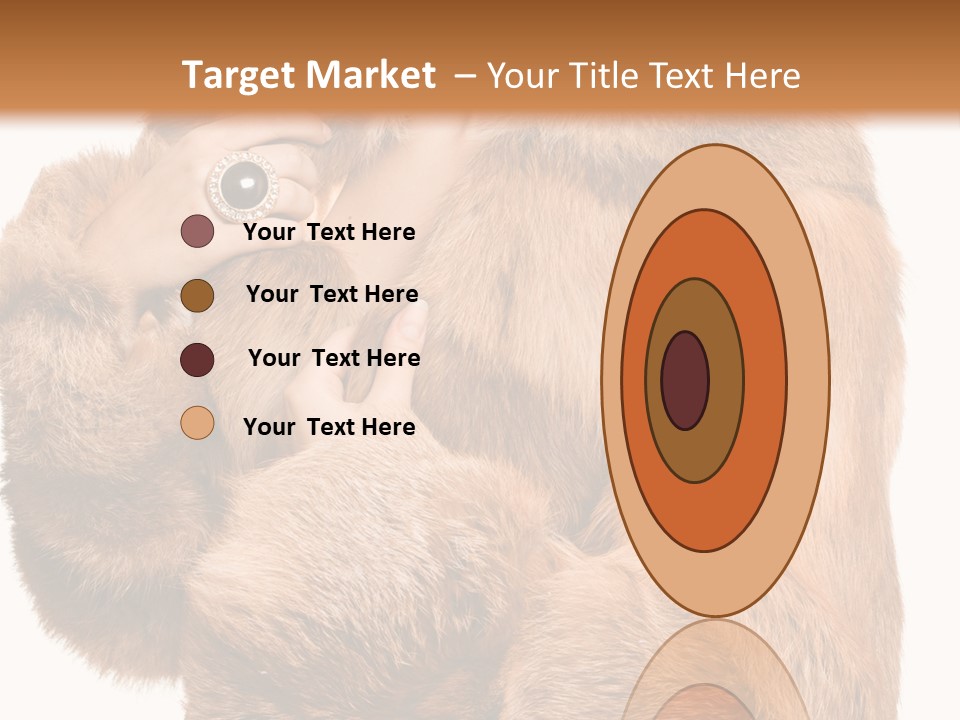 Posing Hairstyle Head PowerPoint Template