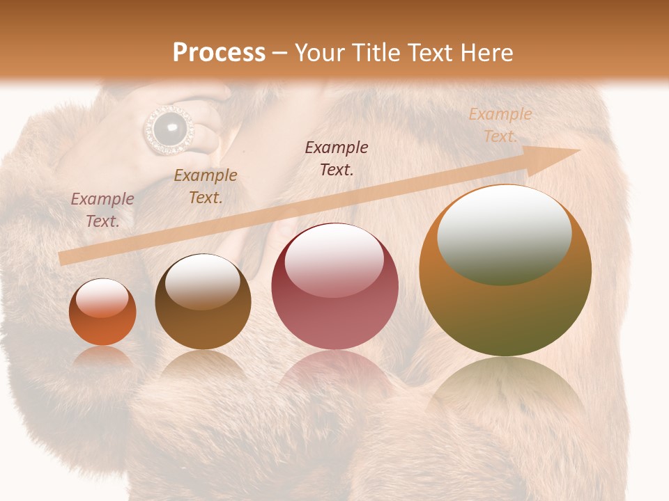 Posing Hairstyle Head PowerPoint Template