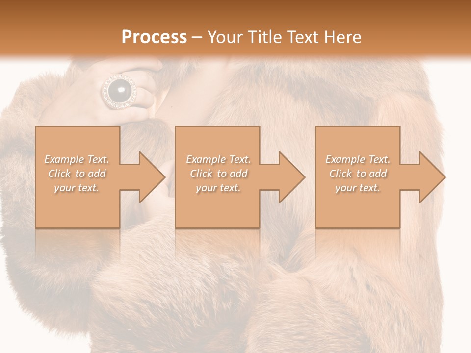 Posing Hairstyle Head PowerPoint Template