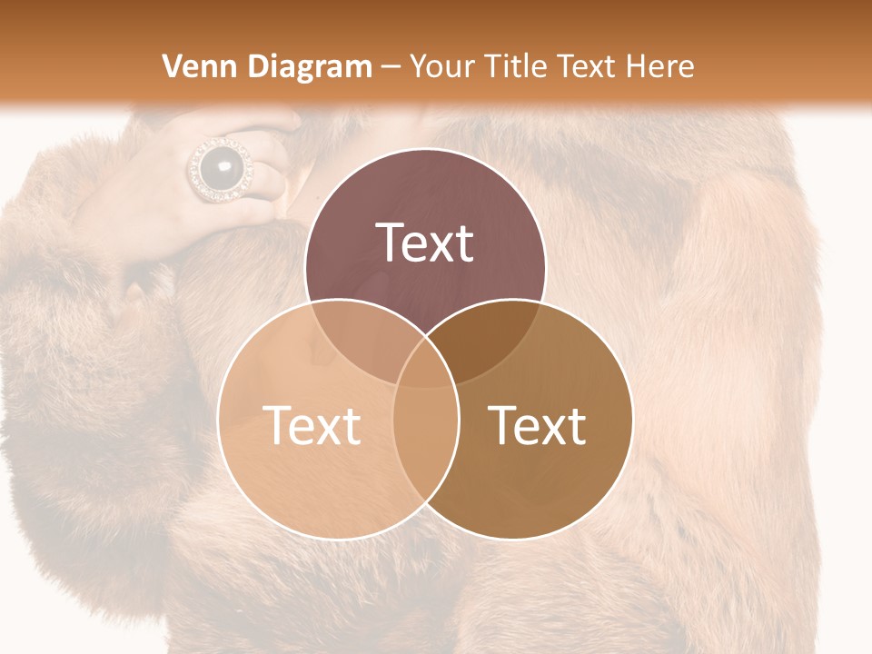 Posing Hairstyle Head PowerPoint Template