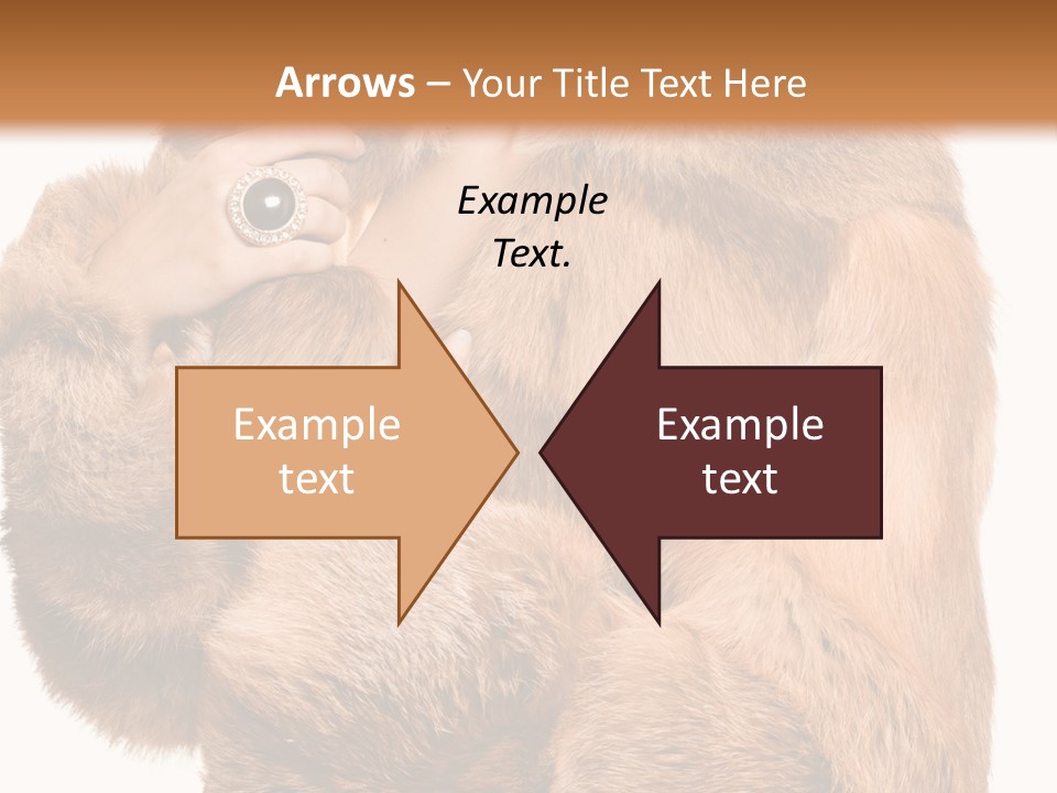 Posing Hairstyle Head PowerPoint Template