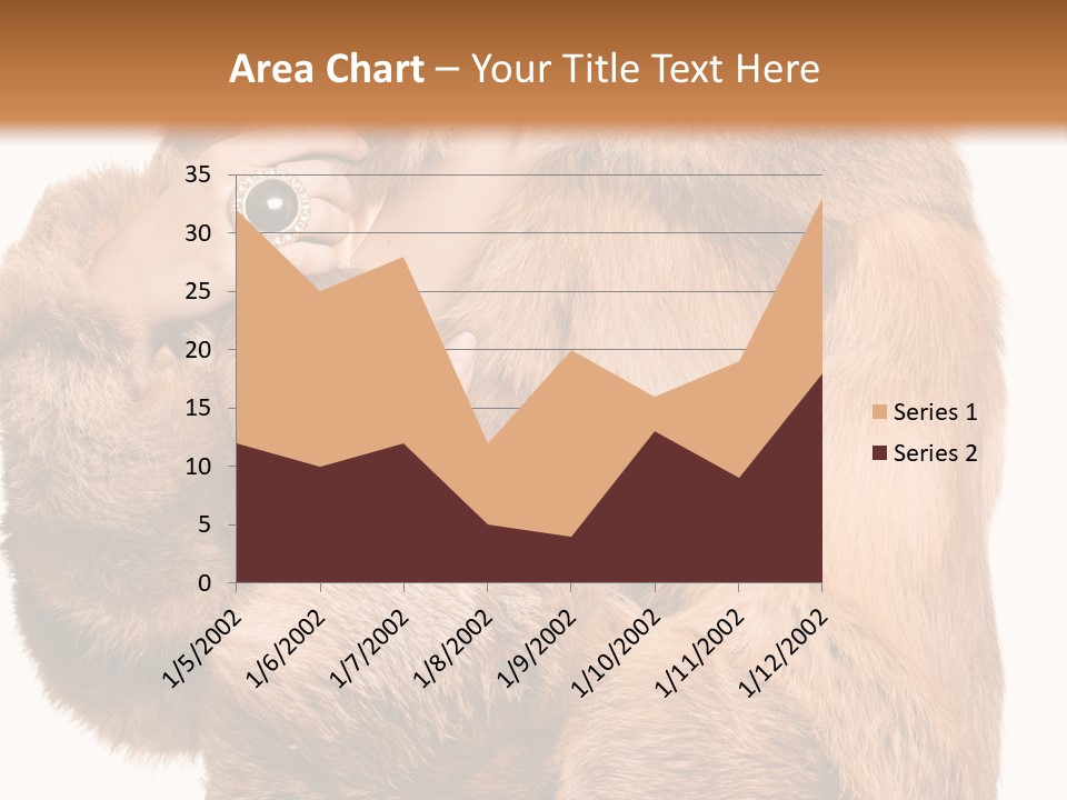 Posing Hairstyle Head PowerPoint Template
