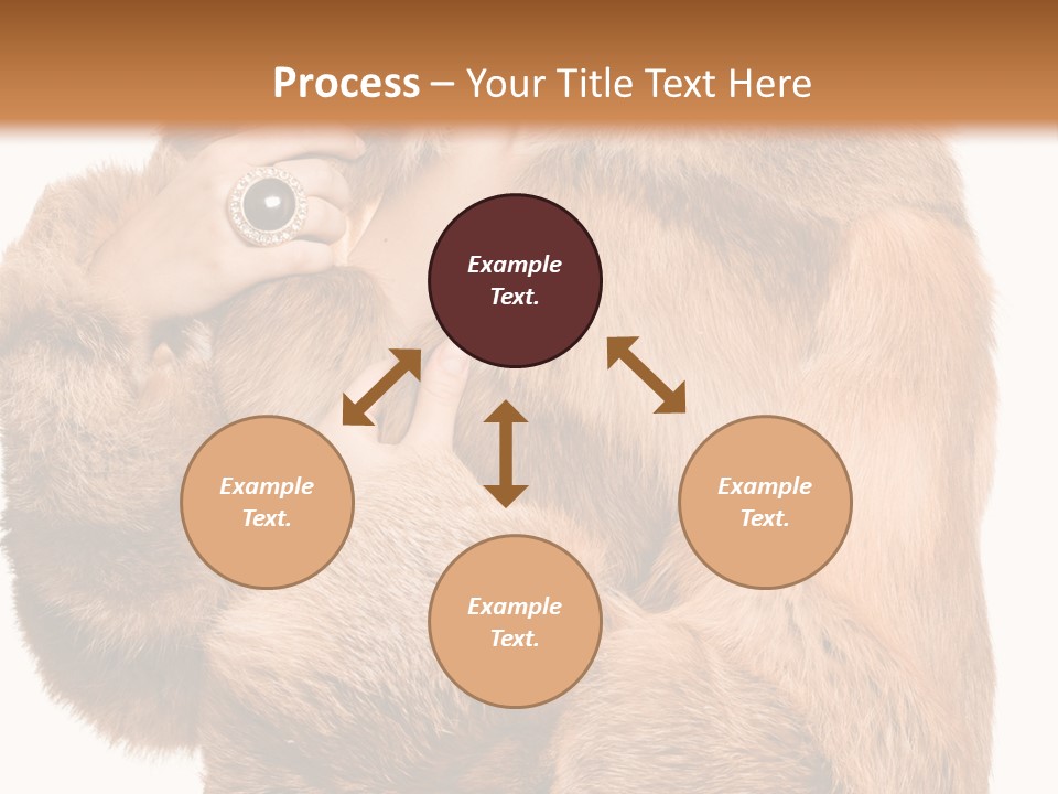 Posing Hairstyle Head PowerPoint Template