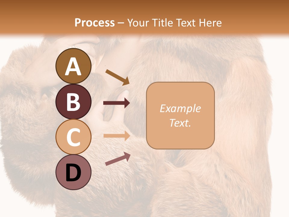 Posing Hairstyle Head PowerPoint Template