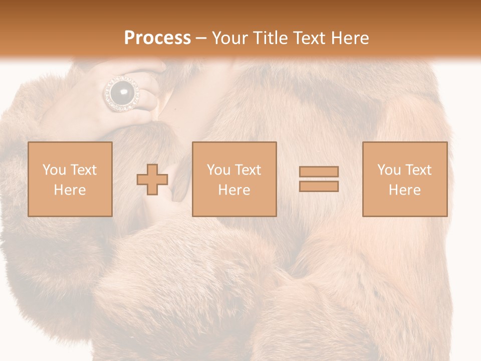 Posing Hairstyle Head PowerPoint Template