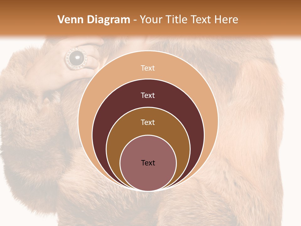 Posing Hairstyle Head PowerPoint Template