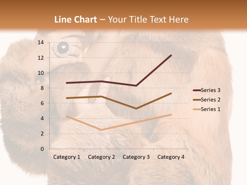 Posing Hairstyle Head PowerPoint Template
