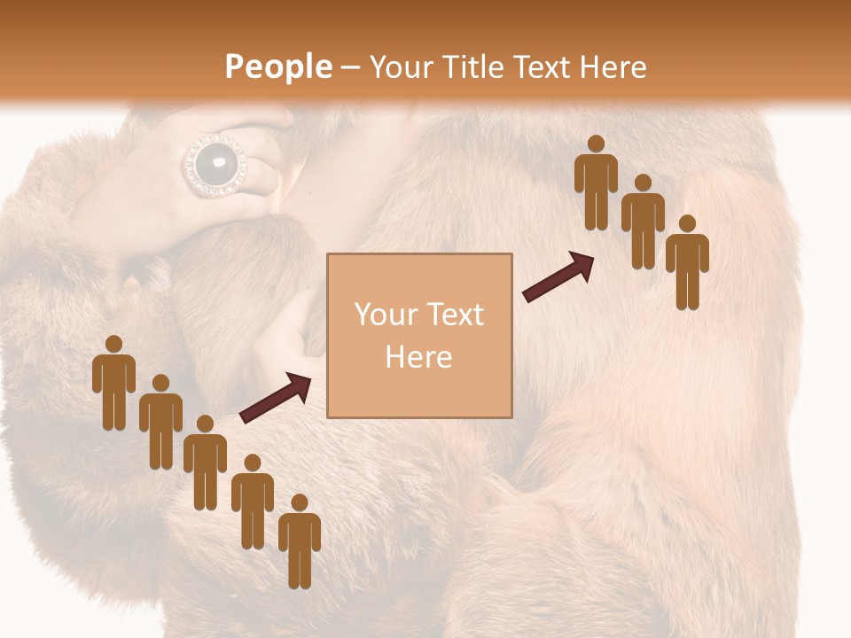 Posing Hairstyle Head PowerPoint Template