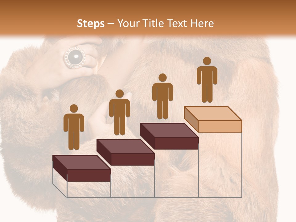 Posing Hairstyle Head PowerPoint Template