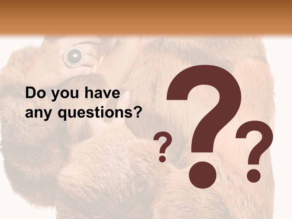 Posing Hairstyle Head PowerPoint Template