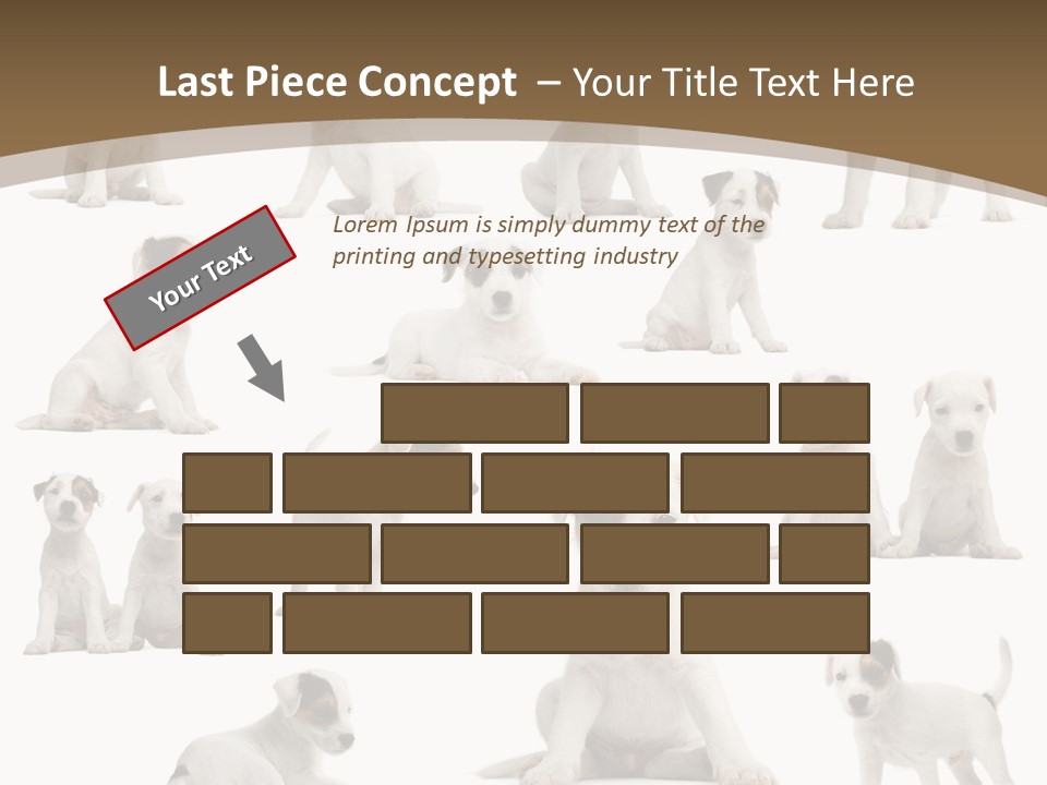 Parson Russell Terrier Puppies PowerPoint Template