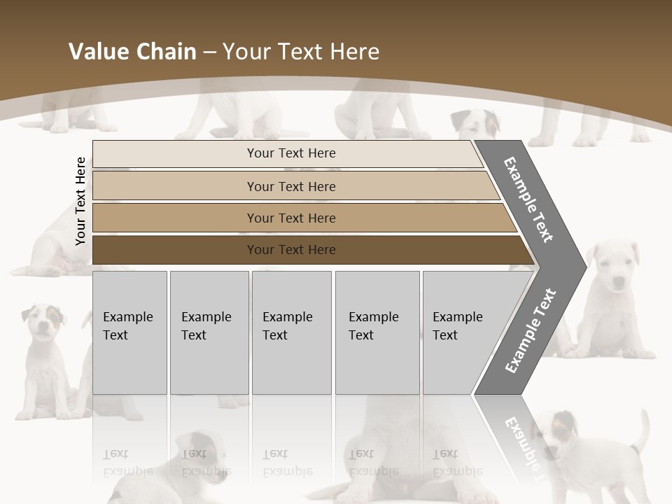 Parson Russell Terrier Puppies PowerPoint Template
