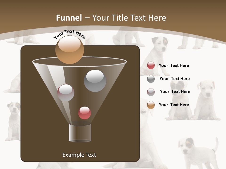 Parson Russell Terrier Puppies PowerPoint Template