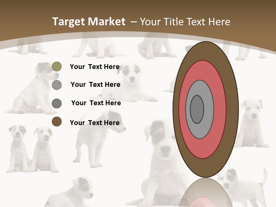 Parson Russell Terrier Puppies PowerPoint Template