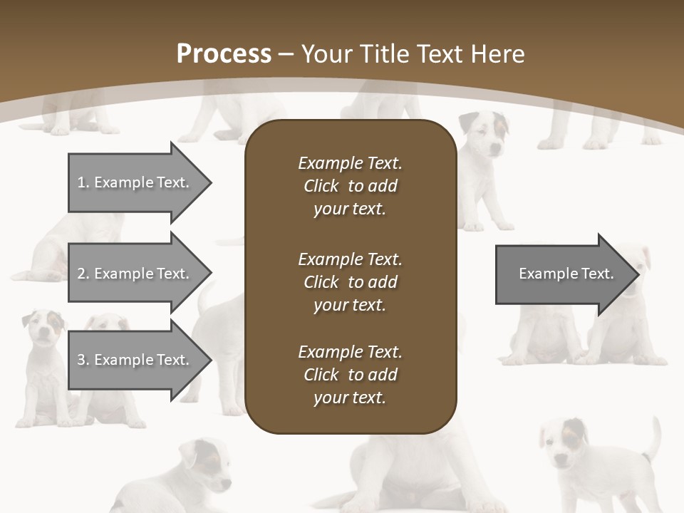 Parson Russell Terrier Puppies PowerPoint Template