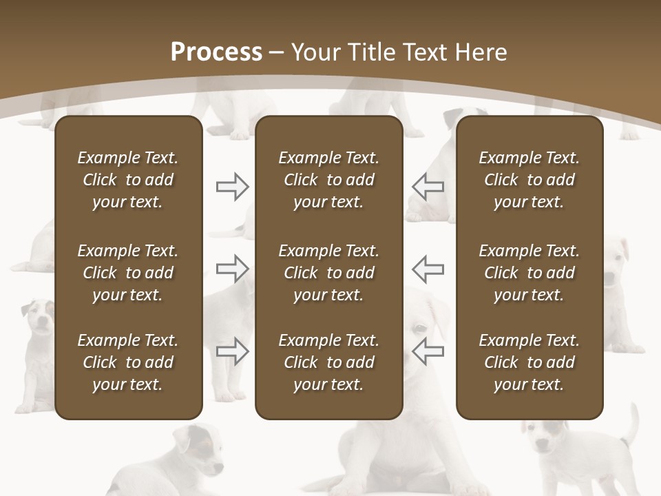 Parson Russell Terrier Puppies PowerPoint Template