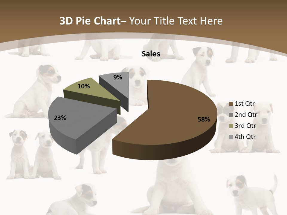 Parson Russell Terrier Puppies PowerPoint Template