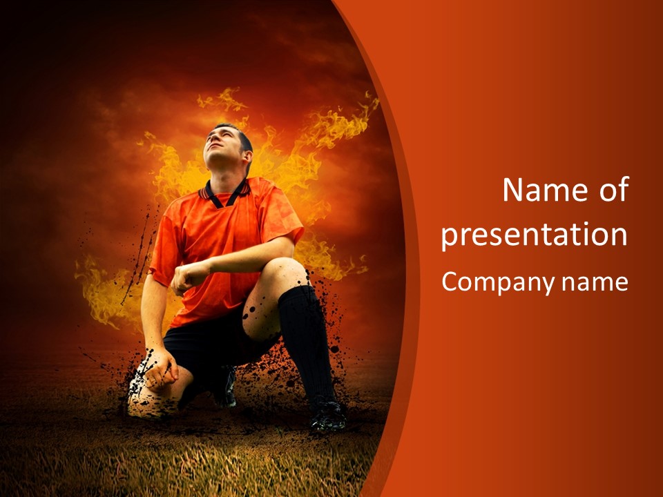 Football Stock PowerPoint Template