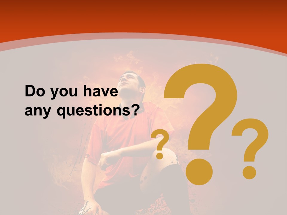 Football Stock PowerPoint Template