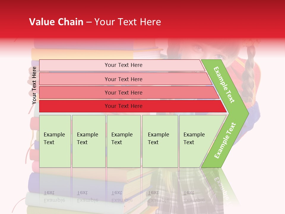Isolated Smile Caucasian PowerPoint Template