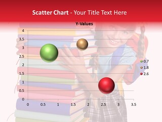 Isolated Smile Caucasian PowerPoint Template