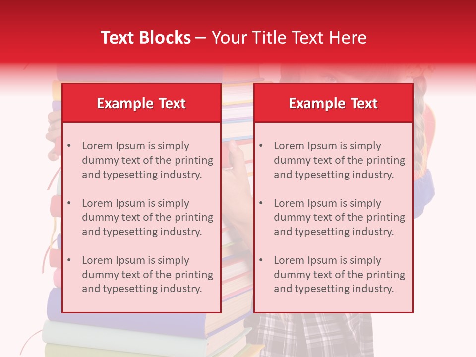 Isolated Smile Caucasian PowerPoint Template