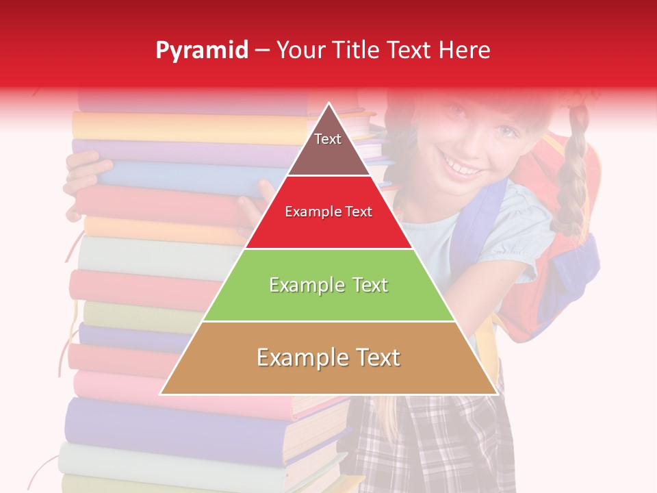 Isolated Smile Caucasian PowerPoint Template