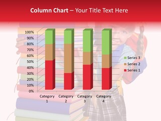 Isolated Smile Caucasian PowerPoint Template