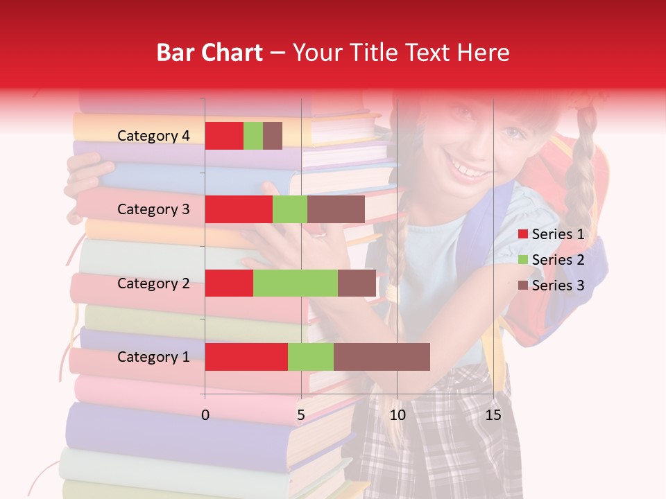 Isolated Smile Caucasian PowerPoint Template