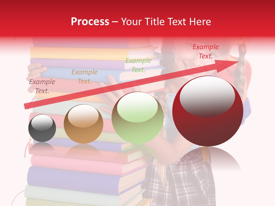 Isolated Smile Caucasian PowerPoint Template