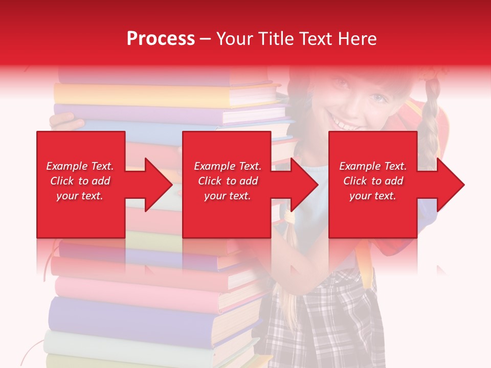 Isolated Smile Caucasian PowerPoint Template