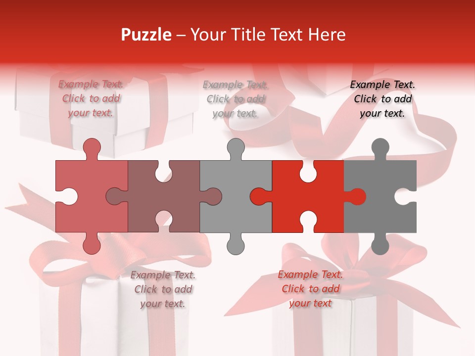 Free Vector Gift PowerPoint Template