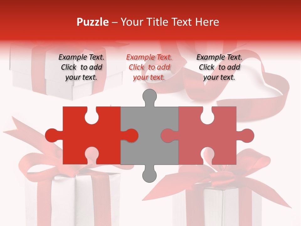 Free Vector Gift PowerPoint Template