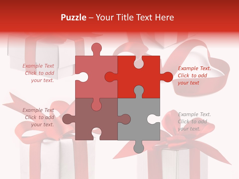 Free Vector Gift PowerPoint Template