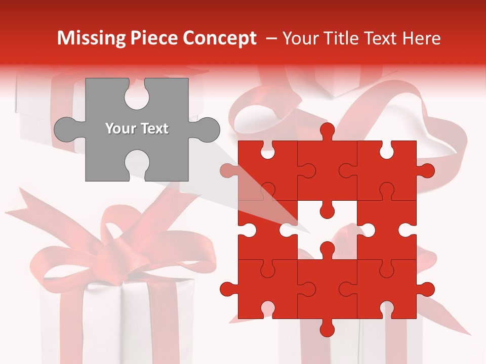 Free Vector Gift PowerPoint Template