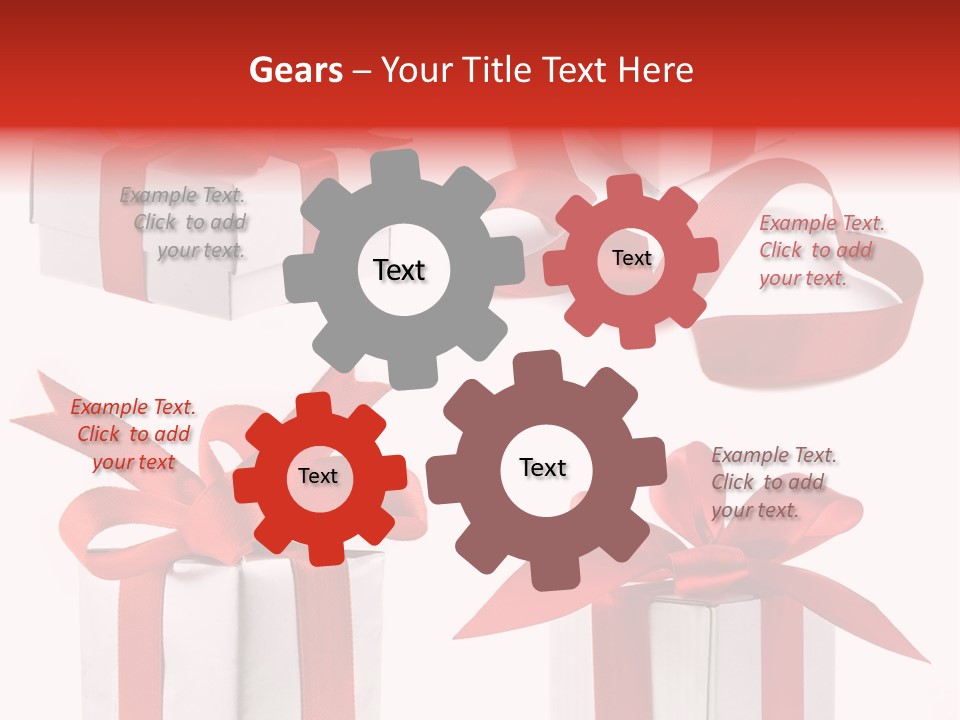 Free Vector Gift PowerPoint Template