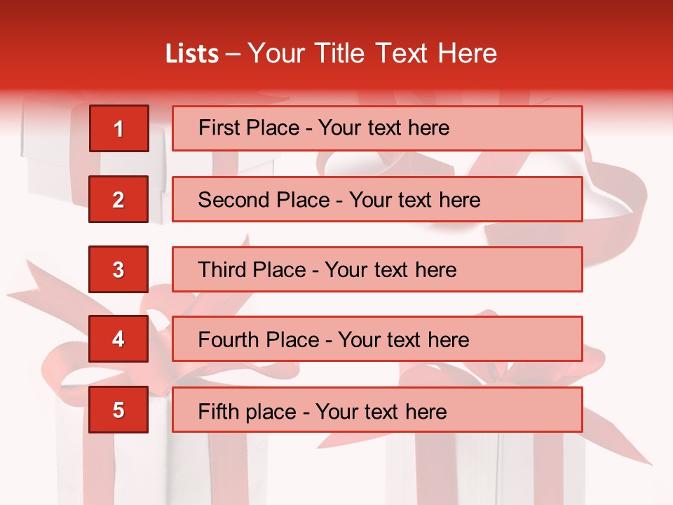 Free Vector Gift PowerPoint Template