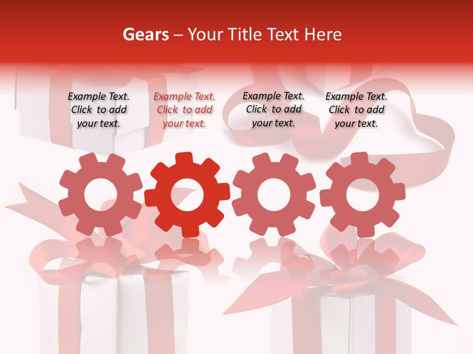 Free Vector Gift PowerPoint Template