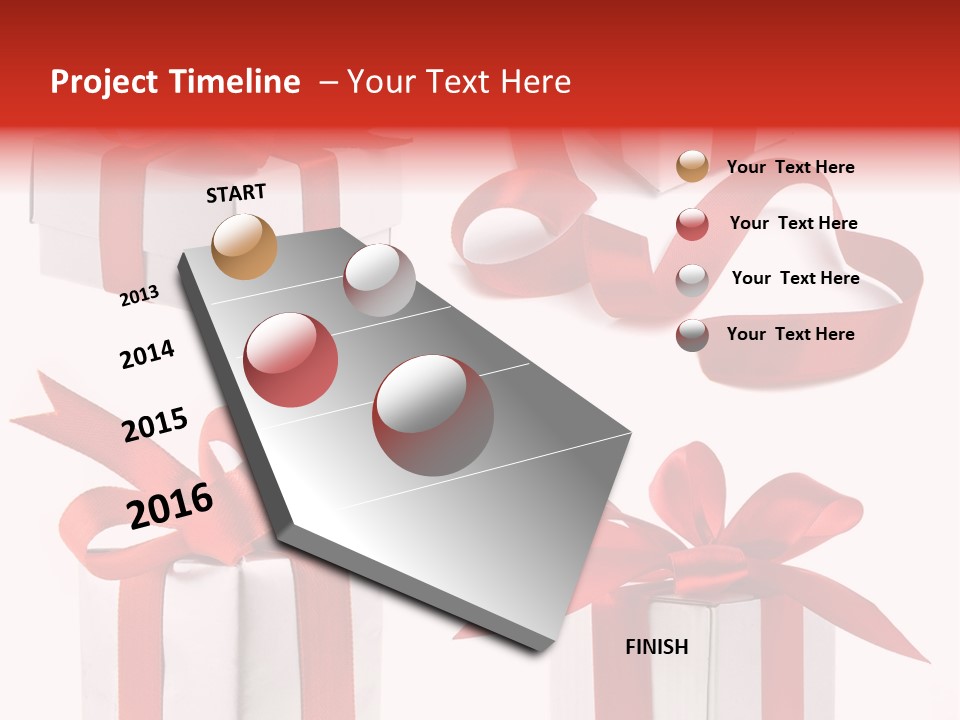 Free Vector Gift PowerPoint Template