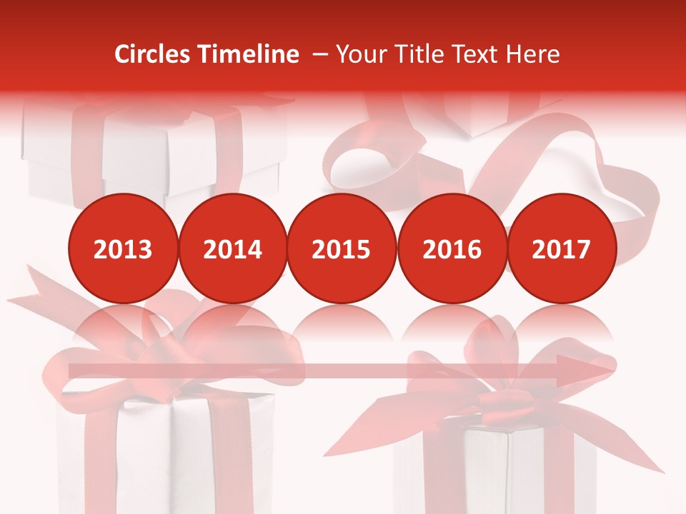 Free Vector Gift PowerPoint Template