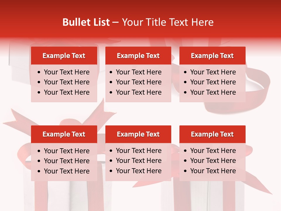 Free Vector Gift PowerPoint Template