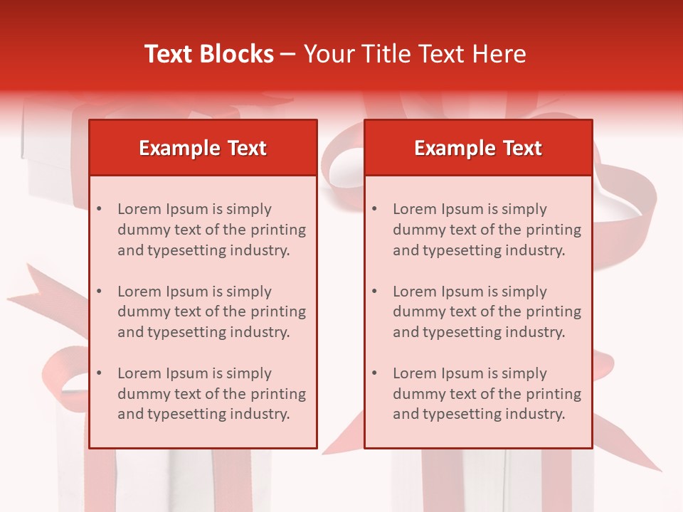 Free Vector Gift PowerPoint Template