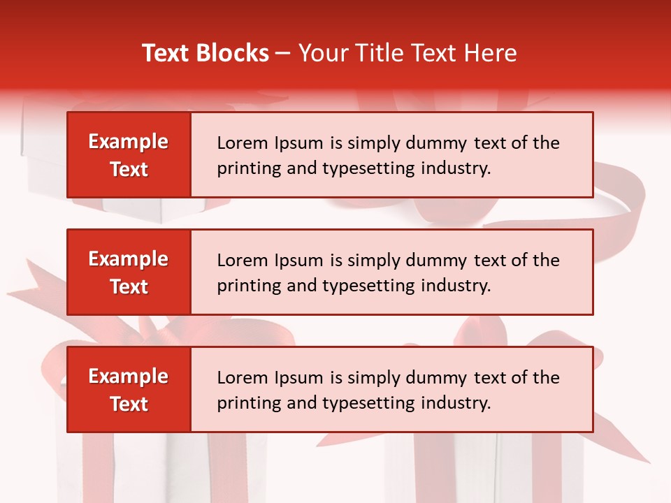 Free Vector Gift PowerPoint Template