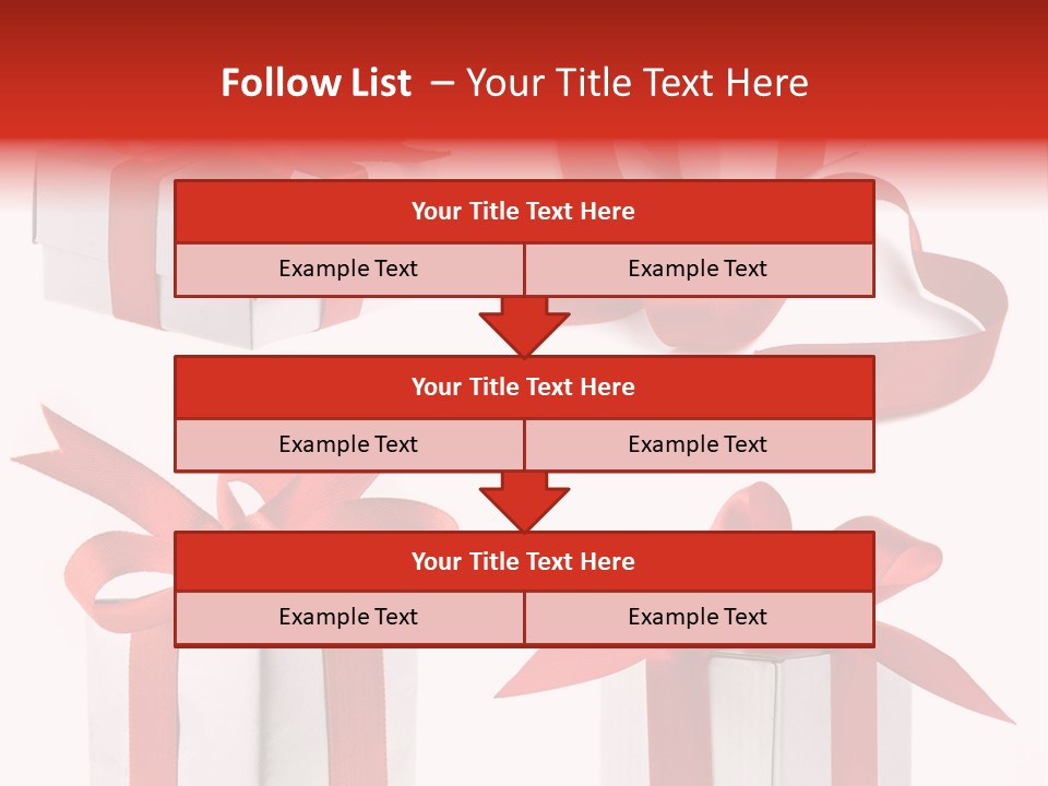 Free Vector Gift PowerPoint Template